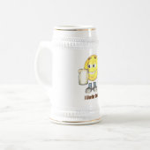 Ik woon voor Beer Stein Bierpul (Voorkant links)