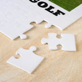 Ik woon voor Golf (Golfer op Golfcursus) Legpuzzel (Zijkant)