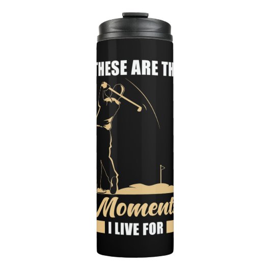 Ik woon voor Golf Thermosbeker (Voorkant)
