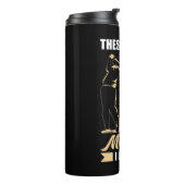 Ik woon voor Golf Thermosbeker (Gedraaid links)