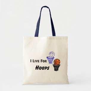 Ik woon voor Hoops Canvas tas
