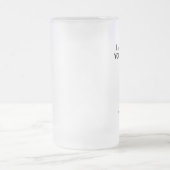 Ik woonde vroeger in je winkels, op naam van je va matglas bierpul (Center)