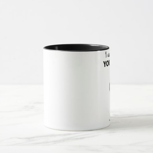 Ik woonde vroeger in je winkels, op naam van je va mok (Midden)