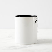 Ik woonde vroeger in je winkels, op naam van je va tweekleurige koffiemok (Center)