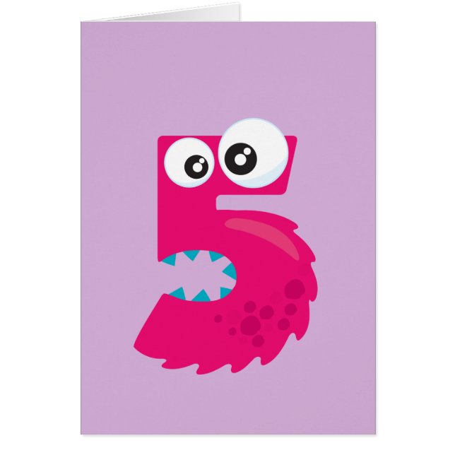 Ik word 5! Kies je eigen kleur & voeg tekst toe! (Voorkant)