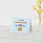 Ik word aangedreven door Bagels Kaart (Gele Bloem)