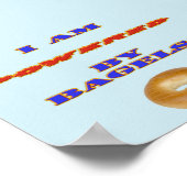 Ik word aangedreven door Bagels Poster (Hoek)