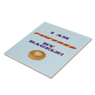 Ik word aangedreven door Bagels Tegeltje