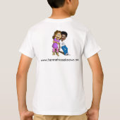 Ik word aangemoedigd, verlicht en gedreven t-shirt (Achterkant)