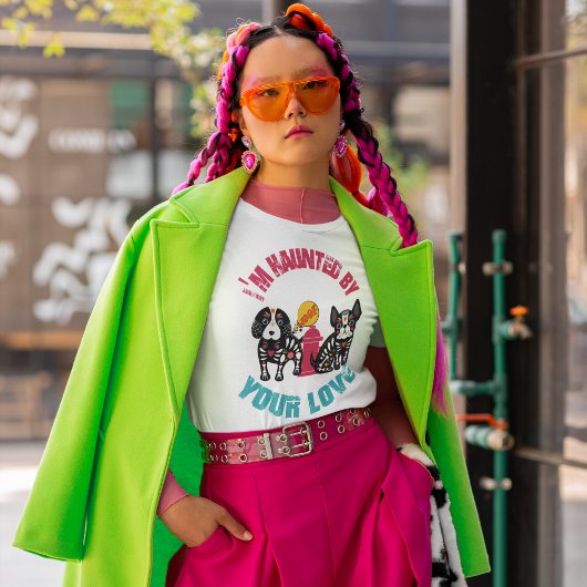 Ik word achtervolgd door jouw liefde Halloween T-shirt