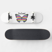 Ik word bemind Vlinder Skateboard (Horizontaal)