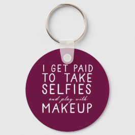 Ik word betaald om selfies te nemen - Younique Sleutelhanger