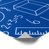 Ik word betaald voor Creëer problemen Funny Wiskun Poster (Hoek)