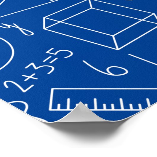 Ik word betaald voor Creëer problemen Funny Wiskun Poster (Hoek)