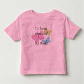 Ik word bevorderd tot Big Sister Toddler T Shirt (Voorkant)