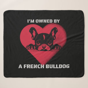 Ik word bezeten door een Franse Bulldog Sherpa Deken