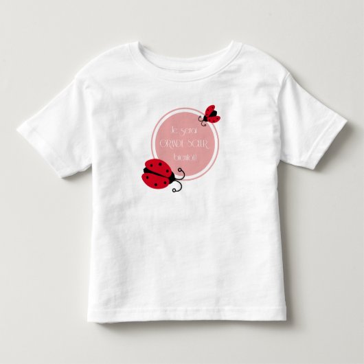 Ik word binnenkort grote zus kinder shirts (Voorkant)
