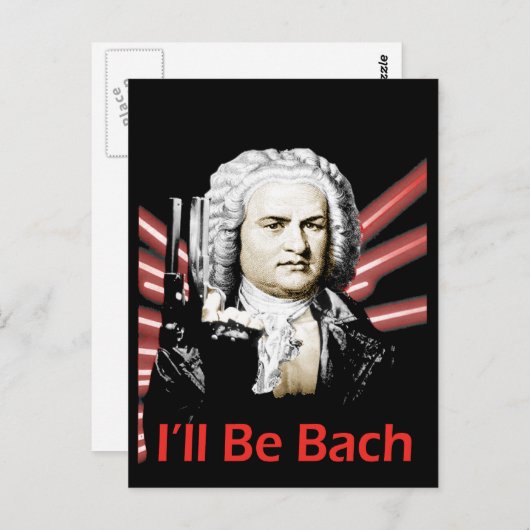 Ik word Briefkaart van Bach (Voorkant / Achterkant)