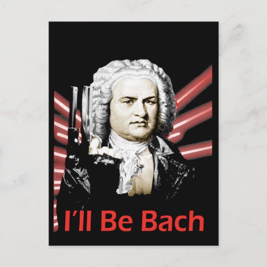 Ik word Briefkaart van Bach (Voorkant)