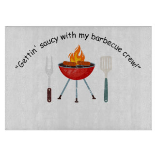 Ik word brutaal met mijn bbq crew snijplank