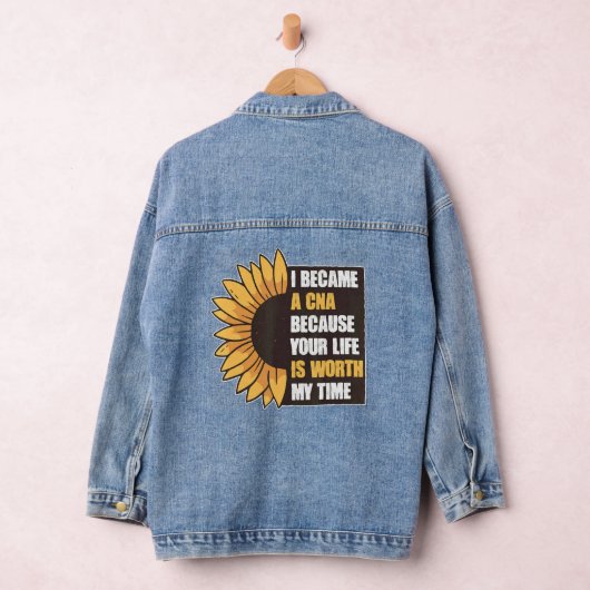 Ik word CNA-verpleegassistent Denim Jacket (Hangar)