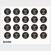 Ik word Dam Funny Beaver Sticker (Vel)