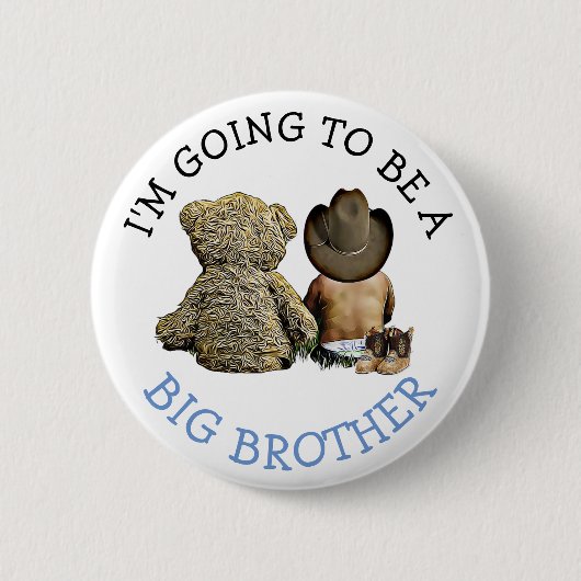 Ik word een Big Brother Announcement Button (Voorkant)