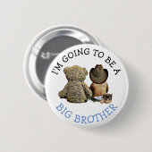 Ik word een Big Brother Announcement Button (Voorkant /achterkant)