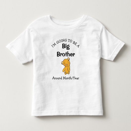 Ik word een Big Brother Kinder Shirts (Voorkant)