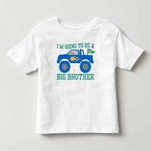 Ik word een Big Brother Monster Truck Kinder Shirts