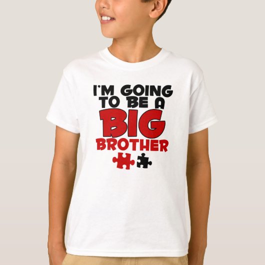 Ik word een Big Brother Shirt (Voorkant)