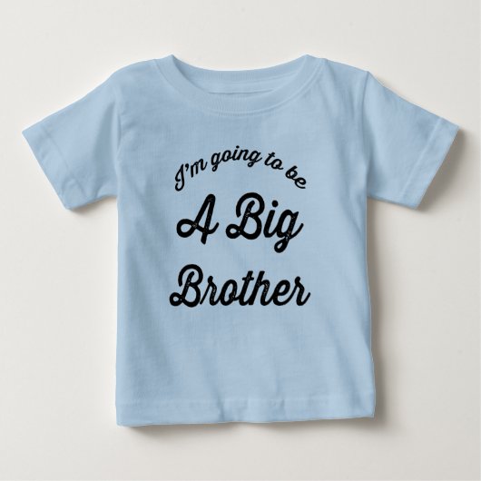 Ik word een Big Brother T Shirt Blue (Voorkant)