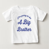 Ik word een Big Brother T-Shirt in blauw (Voorkant)
