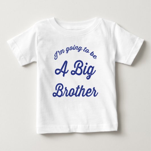 Ik word een Big Brother T-Shirt in blauw (Voorkant)