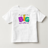 Ik word een Big Siste Kinder Shirts (Voorkant)