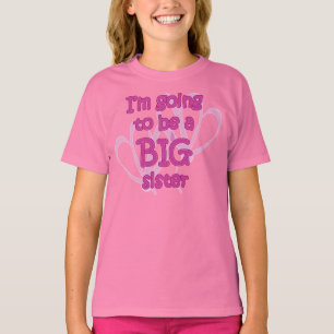 Ik word een Big Sister Girls T-Shirt