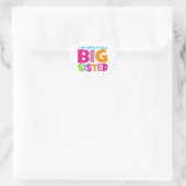 Ik word een Big Sister Hart Sticker (Tas)