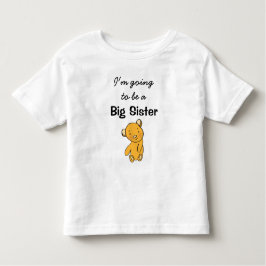 Ik word een Big Sister Kinder Shirts