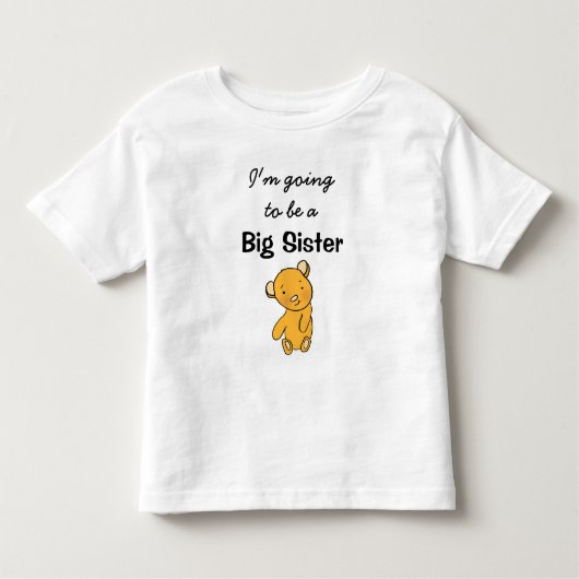 Ik word een Big Sister Kinder Shirts (Voorkant)