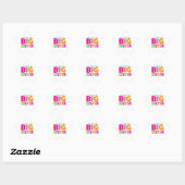 Ik word een Big Sister Ster Sticker (Vel)