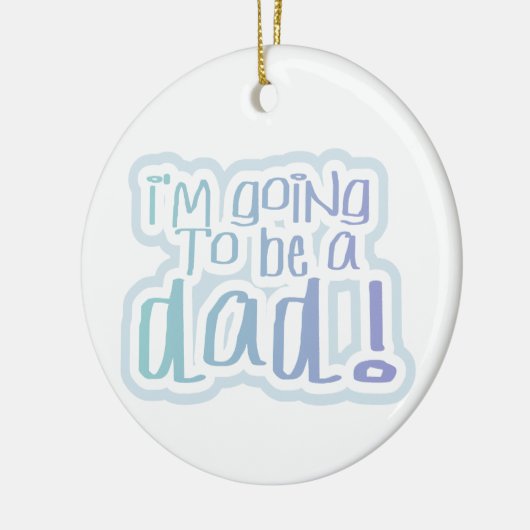 Ik word een cadeau voor papa keramisch ornament (Links)