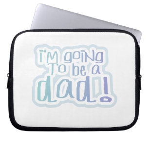 Ik word een cadeau voor papa laptop sleeve