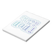 Ik word een cadeau voor papa notitieblok (Linkerzijde)