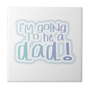 Ik word een cadeau voor papa tegeltje