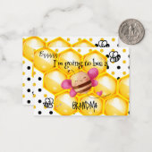 Ik word een gepersonaliseerde oma notitiekaartje (Voorkant / Achterkant in situ)