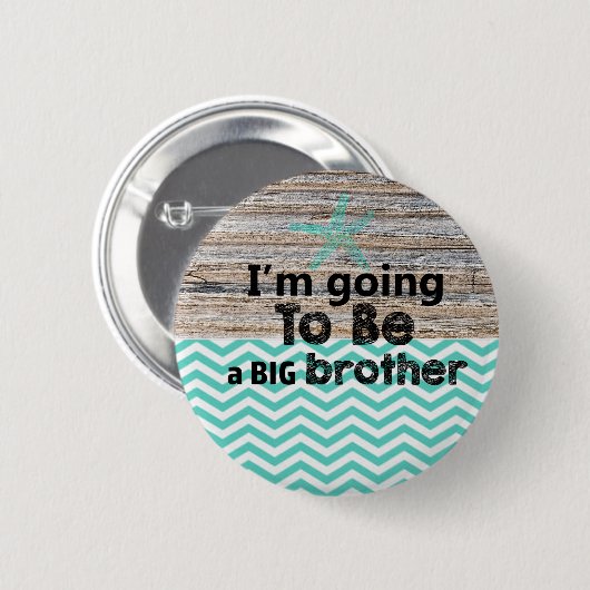 Ik word een groot Button Baby shower (Voorkant /achterkant)