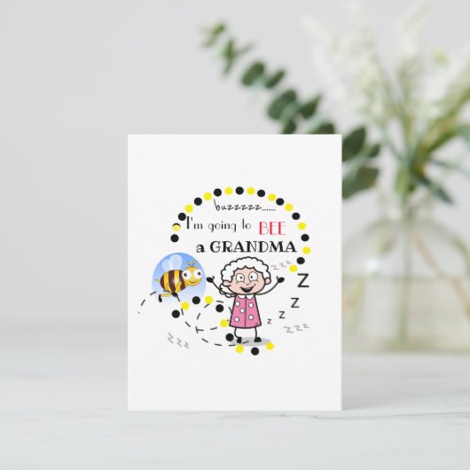 Ik word een grootmoeder op maat feestdagenkaart (Staand voorkant)