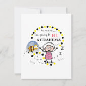 Ik word een grootmoeder op maat feestdagenkaart (Voorkant)