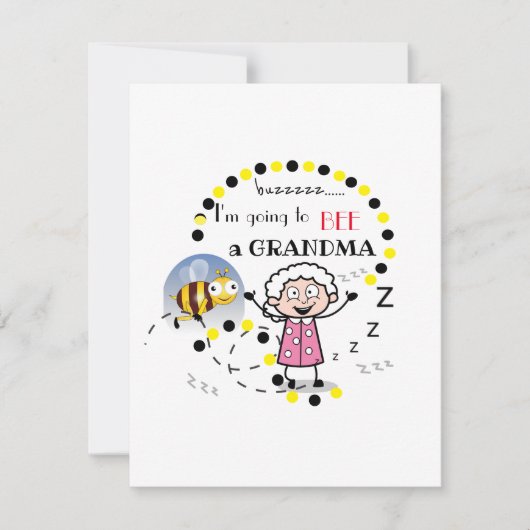 Ik word een grootmoeder op maat feestdagenkaart (Voorkant)