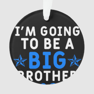 Ik word een grote broeder 2020 ornament